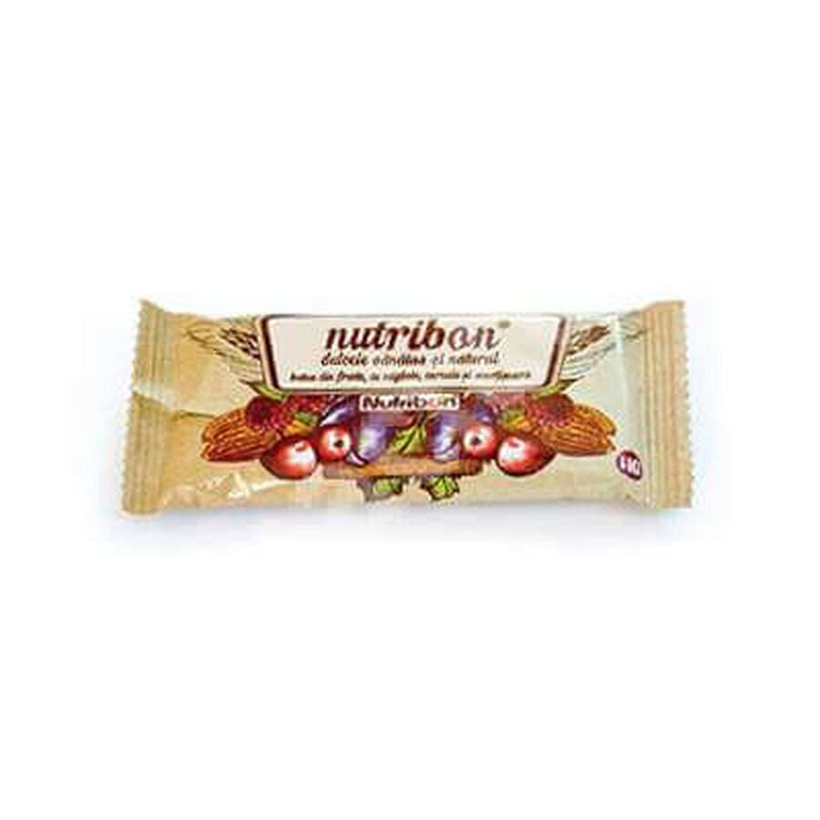 Baton din Fructe cu Migdale, Cereale si Scortisoara, 40 g, Nutribon