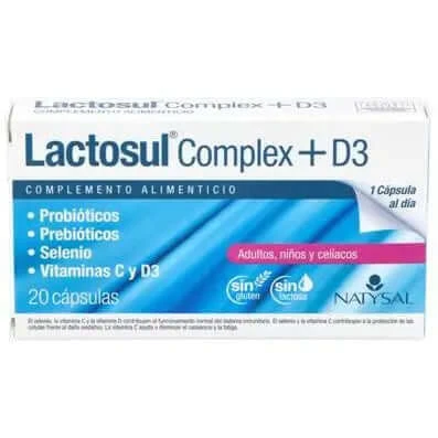 Natysal Lactosul-Komplex + D3, 20 Kapseln
