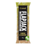 Organic lemon and cashew Flapjack, 60 g, Cerea