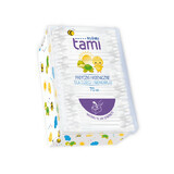 Hygienische Babytücher, 100% Baumwolle, 70 Stück, Tami