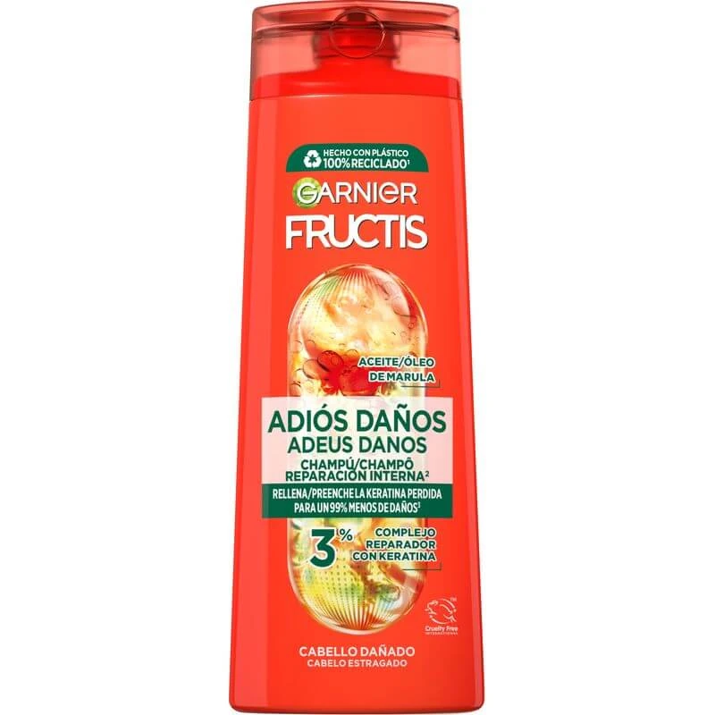 Garnier Fructis Goodbye Damage Shampoo mit Marulaöl für geschädigtes Haar 380Ml