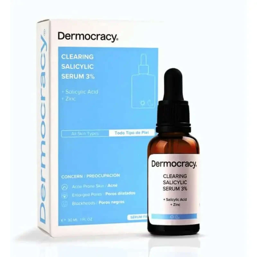 Dermocracy Clearing Salicylic Serum 3% Acid salicilic + Zinc , 30 Ml