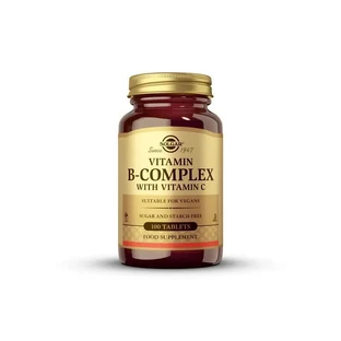 Solgar B-complex cu vitamina C, 100 tablete