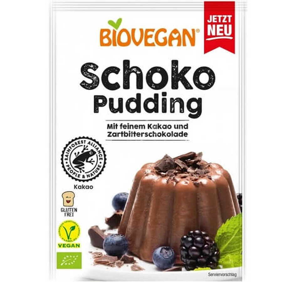 Bio-Schokoladenpudding, 55g, biovegan