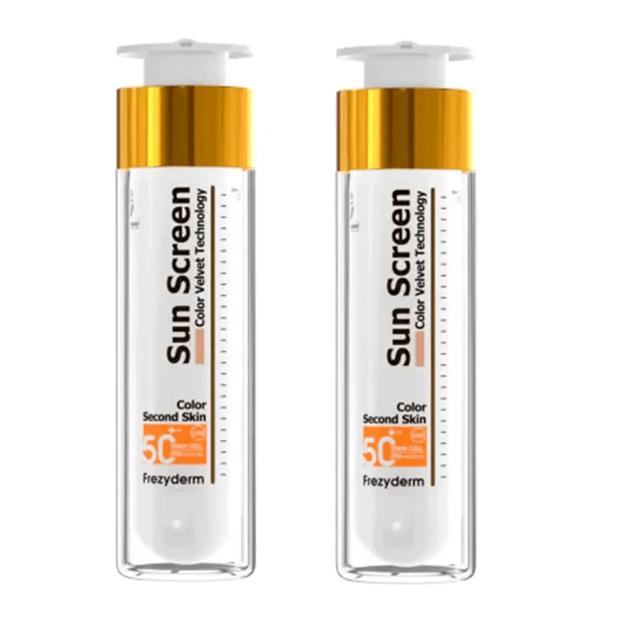 Frezyderm Sonnenschutz Colour Velvet Face SPF50+, 2 x 50 ml