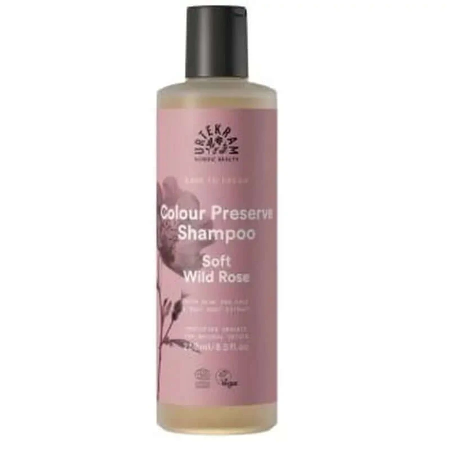 Șampon de protecție Urtekram Soft Wild Rose 250Ml. Eco Vegan