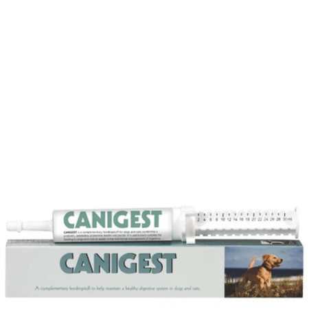 TRM Canigest Oral Paste, XS-XL, sistema digestivo y suplemento probiótico para perros y gatos, frasco, 30ml pasta oral