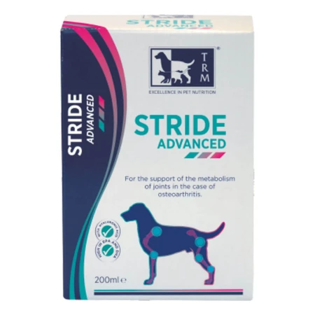 TRM Stride Advanced, XS-XL, supliment sistem articular câini, flacon, 200ml suspensie orală