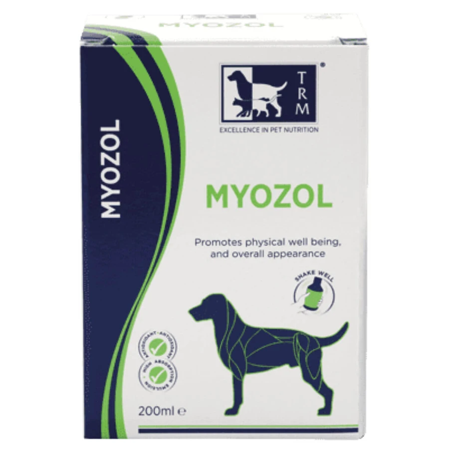 TRM Myozol, XS-XL, multivitamine câini, flacon, 200ml ulei