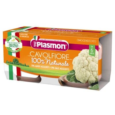 Plasmon homogenisierter Blumenkohl 2 x 80 g