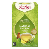 Ceai ecologic cu uleiuri esentiale Natural Energy For the Senses, 17 plicuri, Yogi Tea