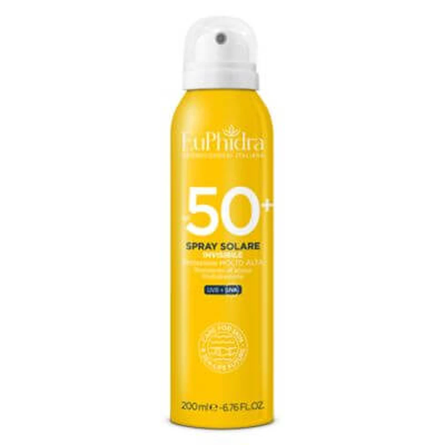 Euphidra kaleido invisible spray spf50+ 200 ml: ceny i cechy