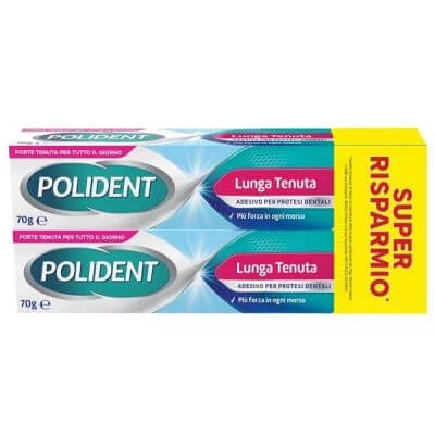 Polident langanhaltender Prothesenkleber 2 Tuben x 70 g