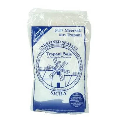 Ganzes feines Salz aus Trapani 1 kg