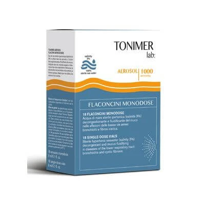 Tonimer Labor-Aerosol 18 Fläschchen 3 ml Einzeldosis