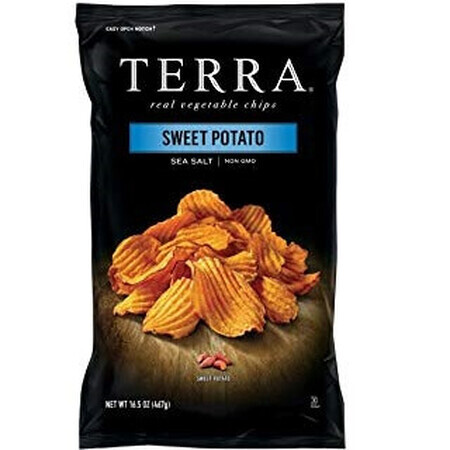 Süßkartoffel-Meersalz-Chips, 110 g, Terra