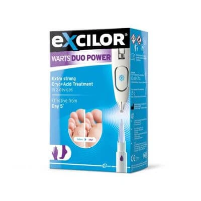Excilor Warzen duo power power crio pen 10 ml + acid pen 1,5 g