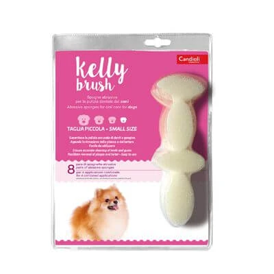 Kelly Schleifschwammbürste für kleine Hunde 16 Stück