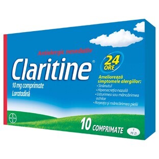 Claritine 10 mg, 10 tablets, Bayer