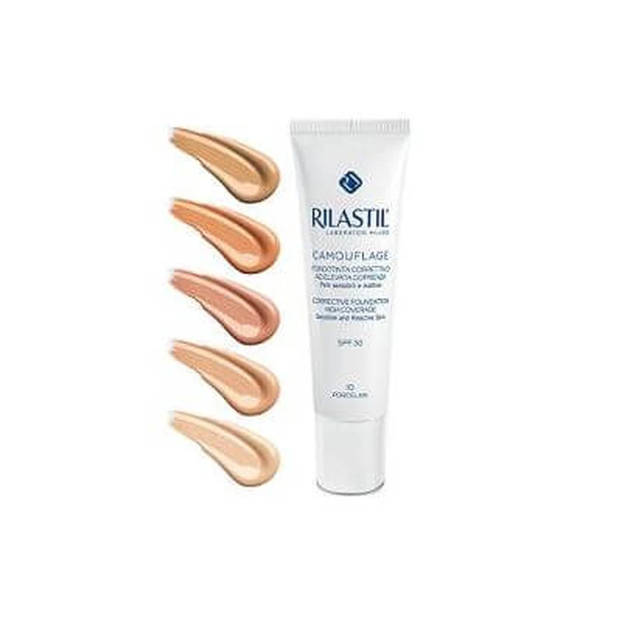 Rilastil camouflage fluid corrigerende foundation met hoge dekking 50 30 ml