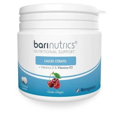 Barinutrics Kalziumzitrat k2 Kirsche 90 Tabletten