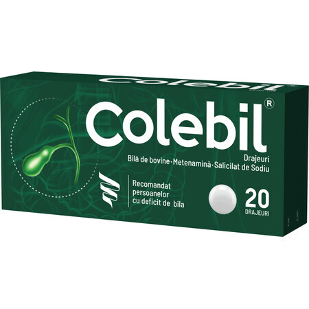Colebil, 20 Dragees, Biofarm