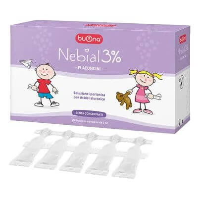 NEBIAL 3% Natriumchlorid mit Hyaluronsäure 20x5 ml