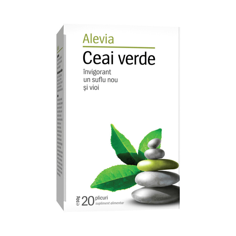 Ceai verde, 20 plicuri, Alevia