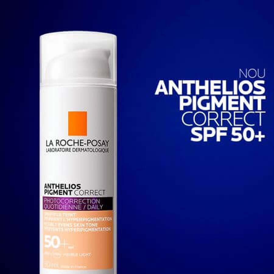 La Roche-Posay Anthelios Pigment Correct Anti-Pigmentierung Creme mit SPF 50+, 50ml