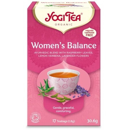 Woman's Balance Tee, 17 Beutel, Yogi Tee