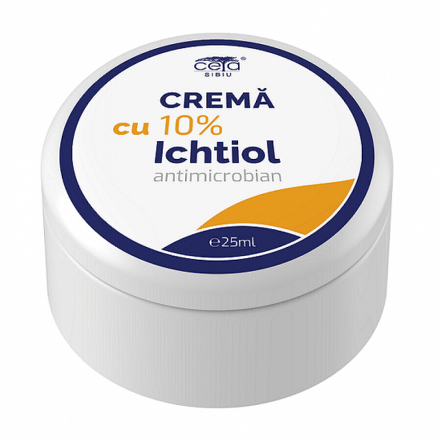 10% Ichthyol-Creme, 25 ml, Ceta Sibiu