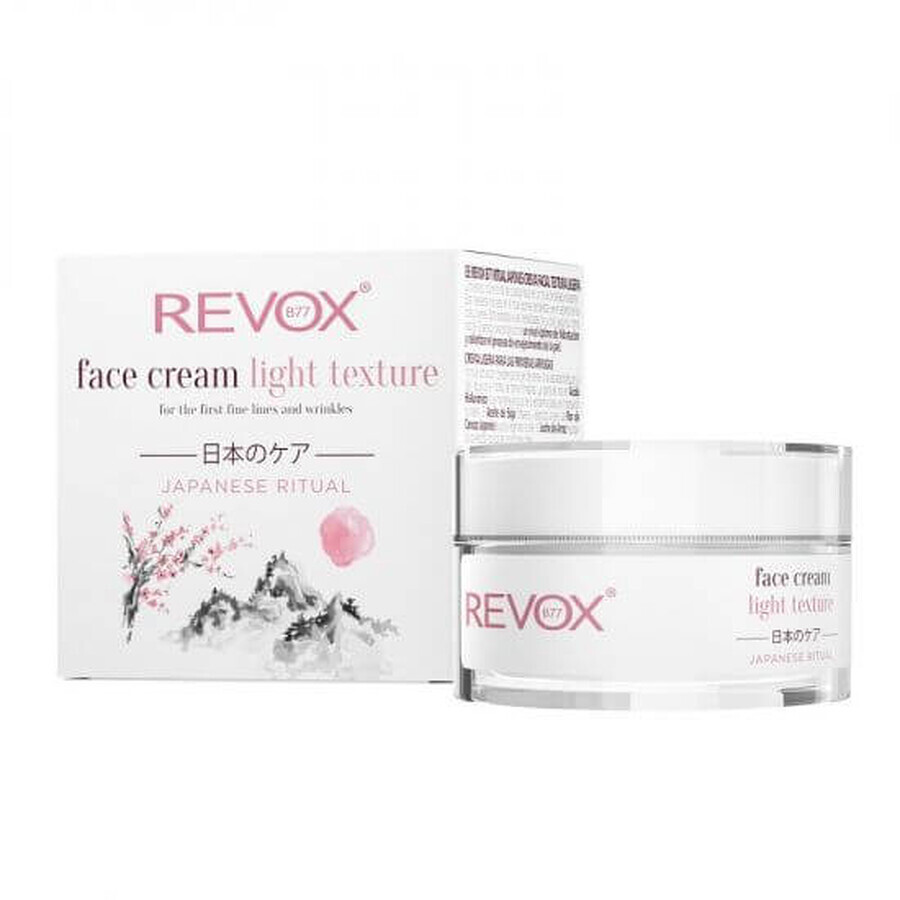 Japanische Ritual Gesichtscreme mit leichter Textur, 50 ml, Revox