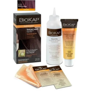 Biokap nutricolor 5.22 tub de colorant roșu prună + sticlă