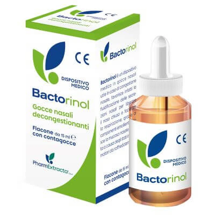 Bactorinol decongestionant picături nazale 15 ml