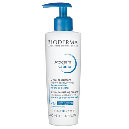 Bioderma Atoderm Crema fara parfum, 200 ml