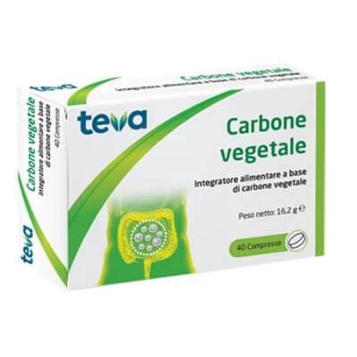 Teva pflanzliche Kohle 40 Tabletten 16,2 g