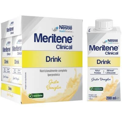 Meritene klinisches Vanillegetränk 4 Flaschen 200 ml