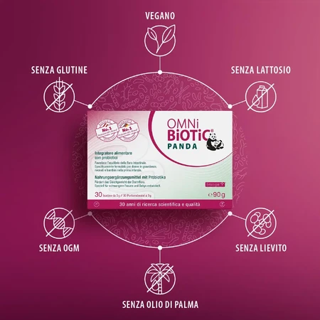 Omni biotico panda 60 bustine, Institut Allergosan
