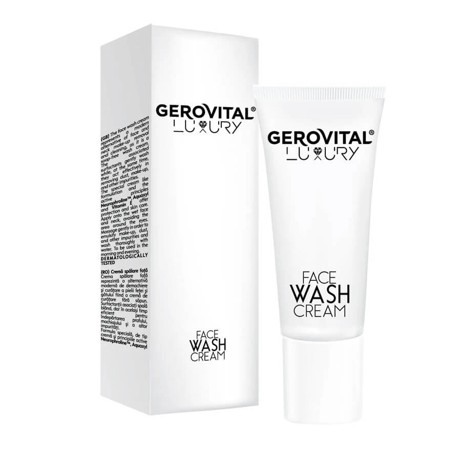 Crème lavante de luxe pour le visage, 100 ml, Gerovital