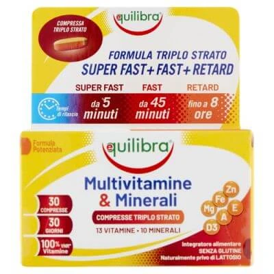 Multivitamine und Mineralien 30 Tabletten