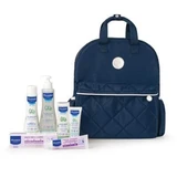 Mustela rucsac geantă 2024 1 mustela mild cleanser 200 ml + 1 pastă de schimb 50 ml + 1 fluid s/r 300 ml + 1 hydra bebe' cremă de față 40 ml