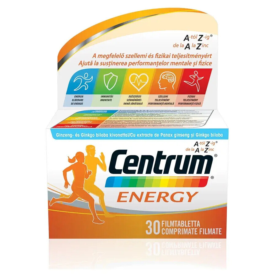 Centrum Energy von A bis Zink, 30 Tabletten, Gsk