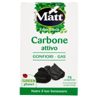 Matt Herbalist Aktivkohle 75 Tabletten