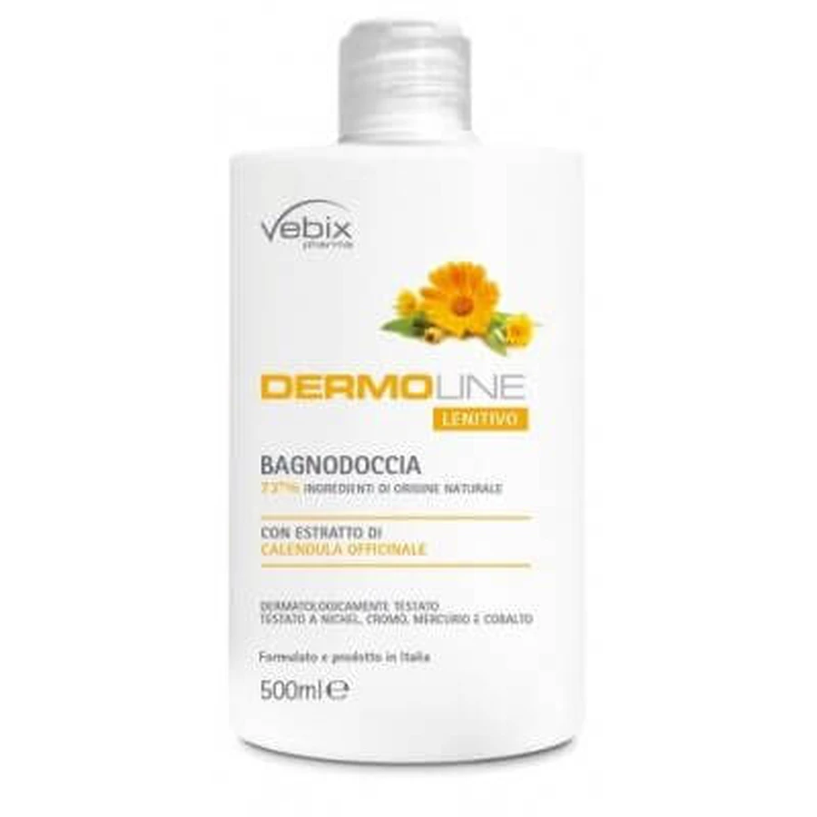 Vebix dermoline dermoline calendula shower bath 500 ml