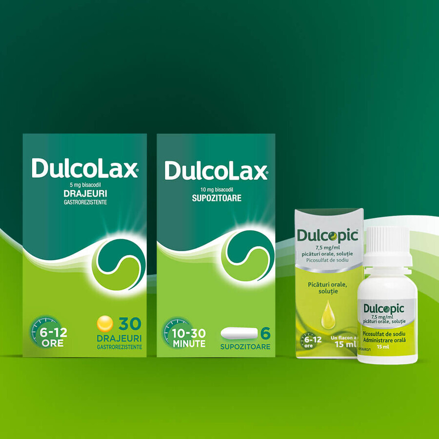 Dulcolax 10 mg, 6 suppositories, Sanofi