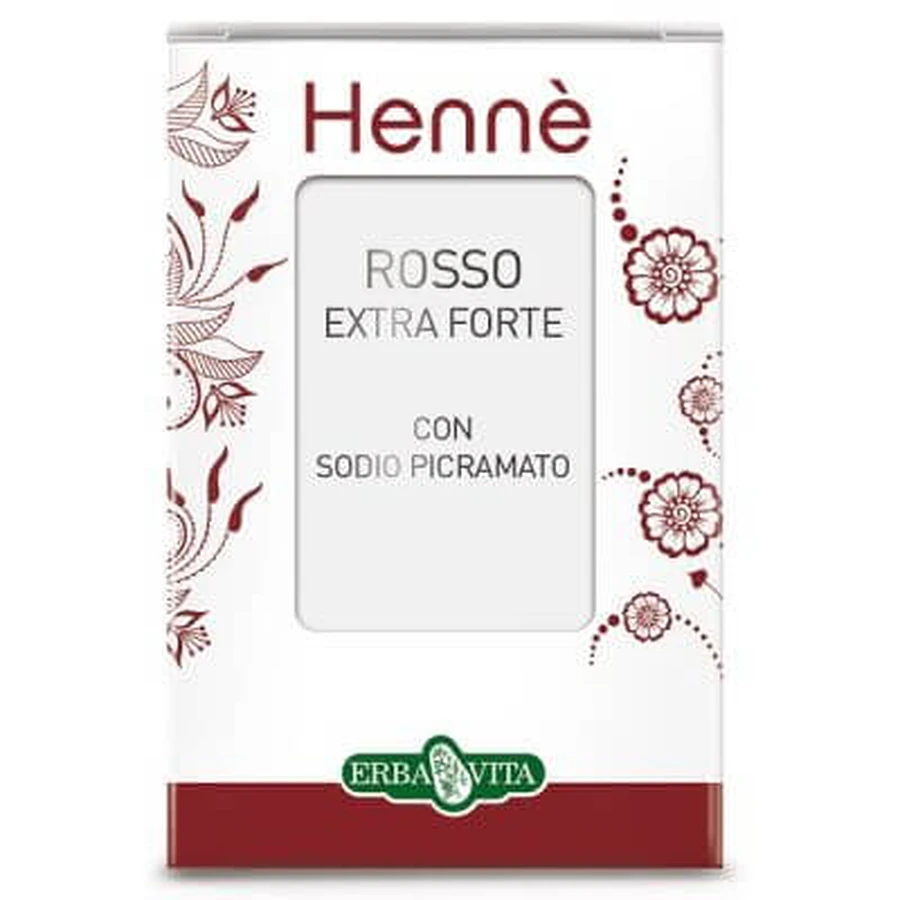 Henne tinte rojo natural extra fuerte