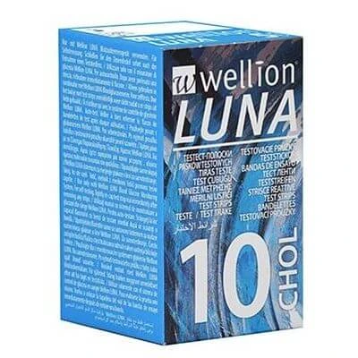 Wellion luna 10 Cholesterin-Messstreifen