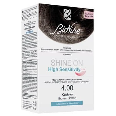 Glanz auf hohe Empfindlichkeit plus braun 4,00 Creme Detektor 75 ml + Färbung Creme 50 ml