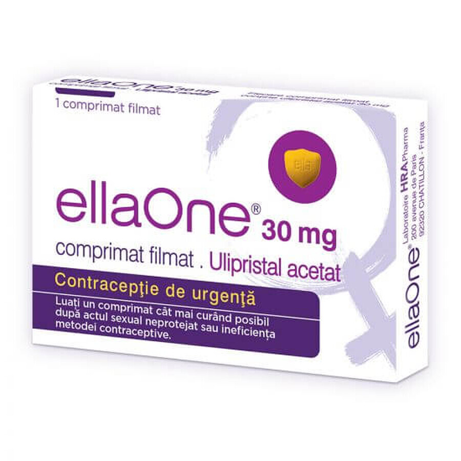 ellaOne 30mg, 1 comprimat, Hra Pharma