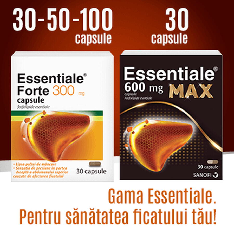 Essentiale MAX 600 mg, 30 Kapseln, Sanofi